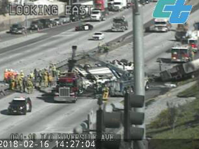 Truck On Side Dead In Fiery Crash Report Updated Banning Ca Truck On Side Dead In Fiery Crash Report Updated Banning Ca