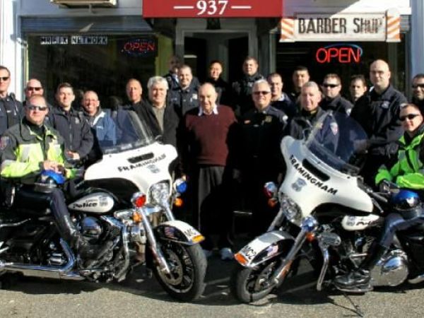 Morris Township Police Participate in the No Shave November Fundraiser