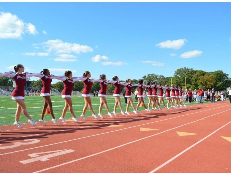 Mepham Varsity Kickline Holding Winter Clinic - Bellmore, NY Patch
