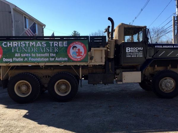 christmas tree fundraiser in natick for flutie foundation christmas trees framingham ma