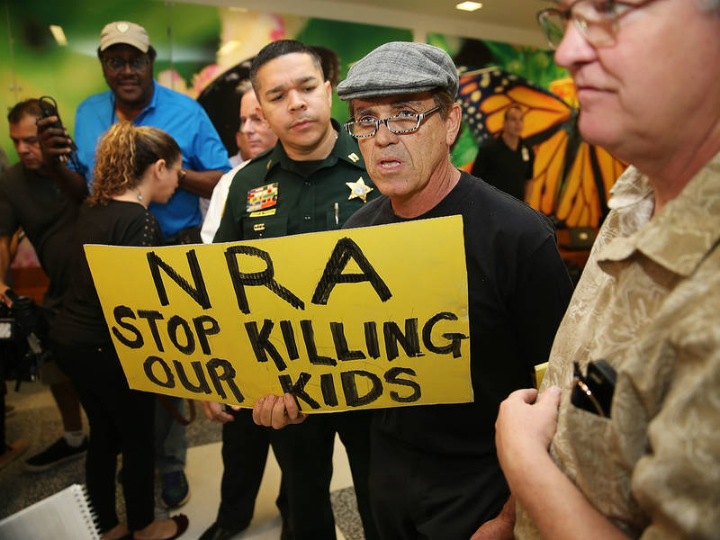 south florida students protest gun