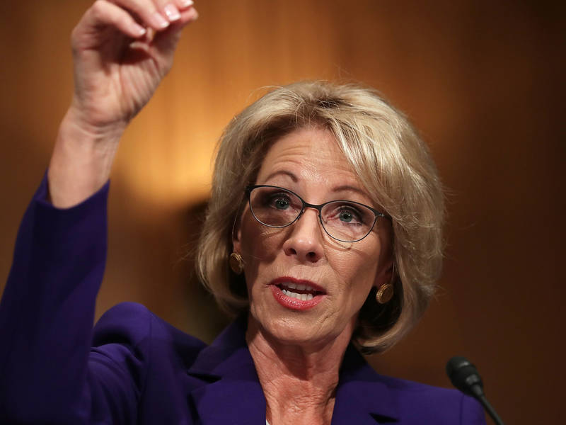 betsy devos confirmation hearing became a play washington dc dc