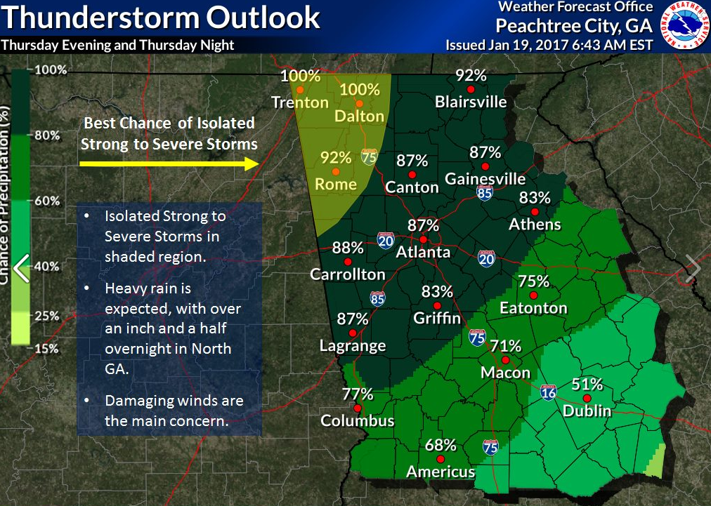 Weather Tornado Chances As A Stormy Weekend Looms Dacula, GA