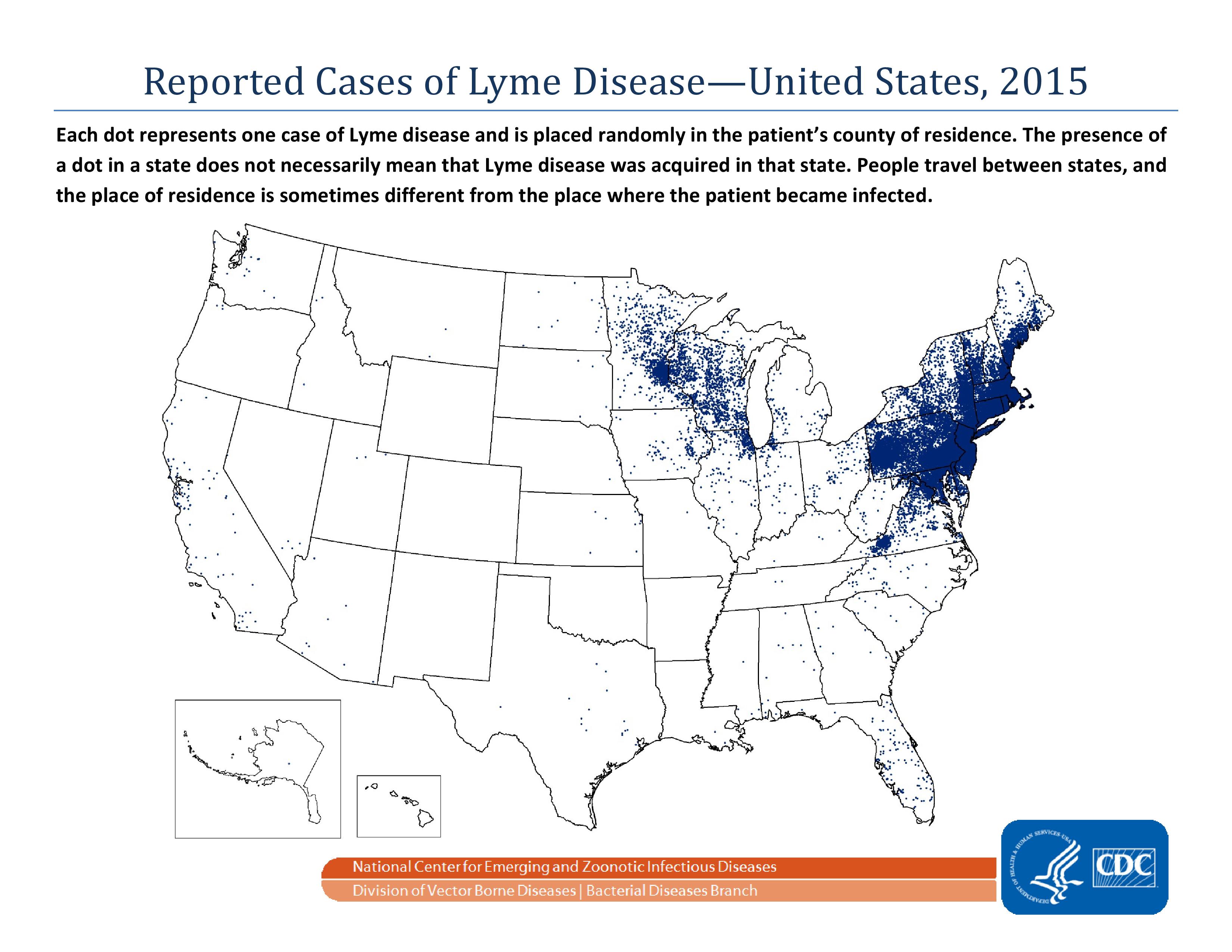 most of the reported cases of lyme disease in 2015 were in the northeast po cdc first if possible avoid wooded areas or areas with high gr most of the reported cases of lyme disease in 2015 were in the northeast po cdc first if possible avoid wooded areas or areas with high gr