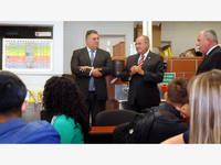 Freeholders Join Students at Opening for Union County Vo-Tech’s Law and Justice Mini Academy