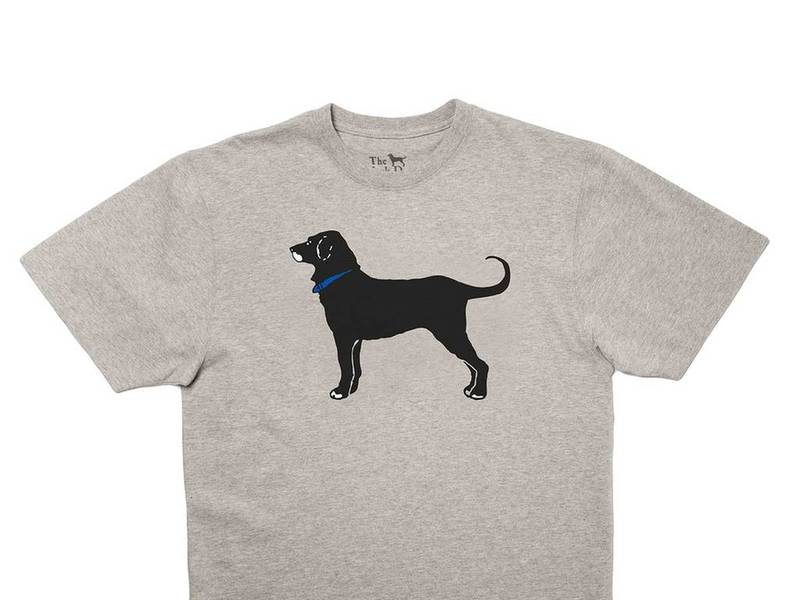 black dog logo clothing