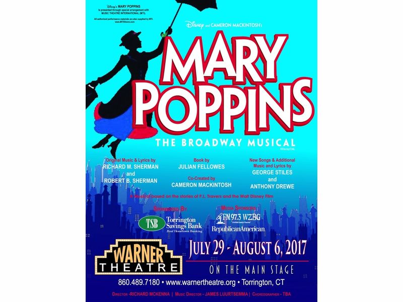 preview of mary poppins by the warner stage company naugatuck mary poppins flyers