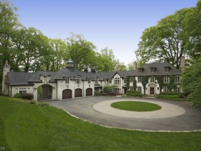 New Jersey Wow! Houses Strawberry Fields French Manor, 21M Alpine