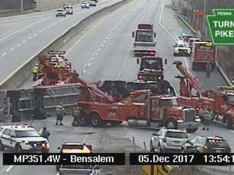 Turnpike Reopens After Crash That Closed Lanes In Bensalem Bensalem