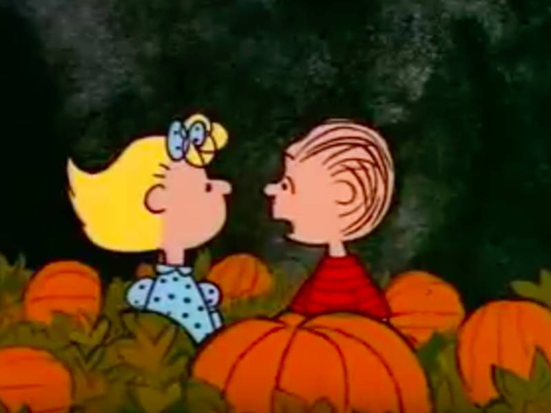 see its the great pumpkin charlie brown next week