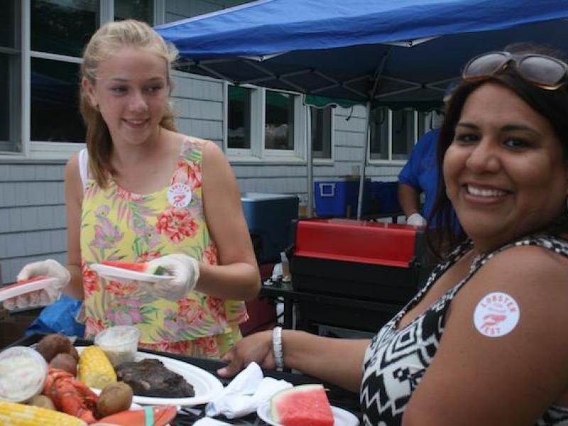 PHOTOS Hungry Crowd Lines Up for Southold and Greenport Rotary's 25th