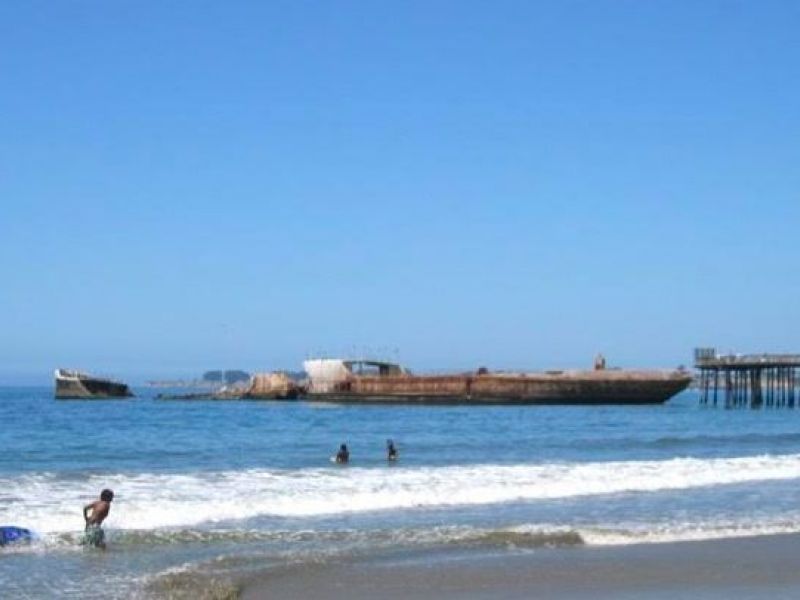 Famous Aptos Cement Ship Smashed By Storm Surf Capitola, CA Patch