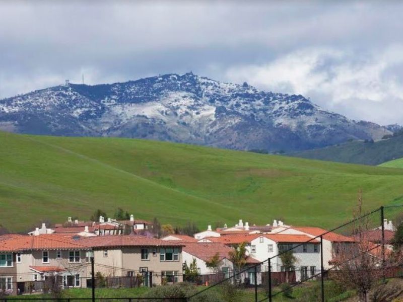 Mt. Diablo Snow Seen Throughout TriValley Danville, CA Patch