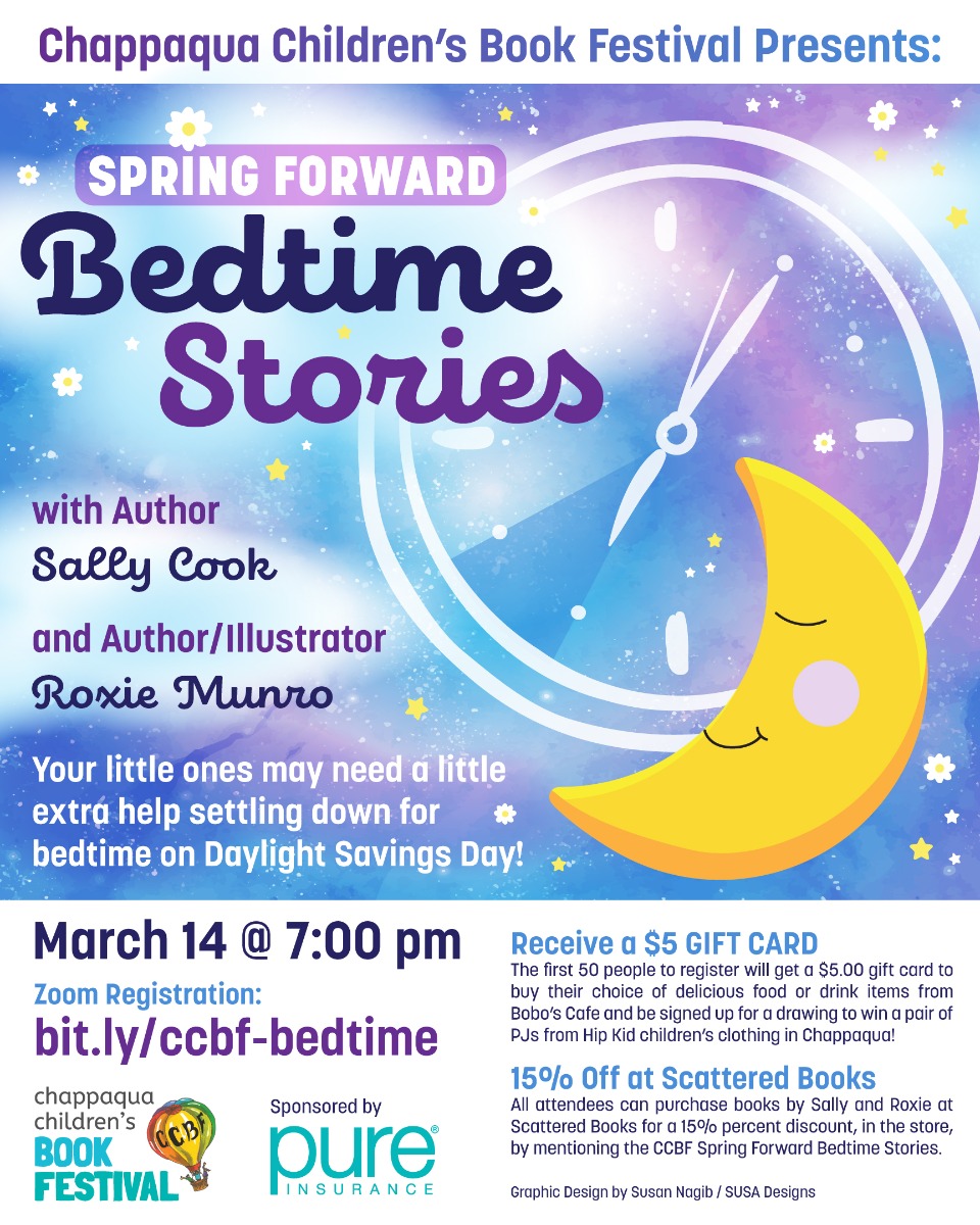 Mar 14 Virtual Bedtime Story Hour "Spring Forward Bedtime STories" Chappaqua, NY Patch