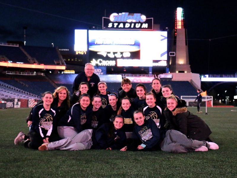 SEARCH AND BUY THIS PRODUCT Foxborough Girls Basketball Team Visits Gillette Stadium