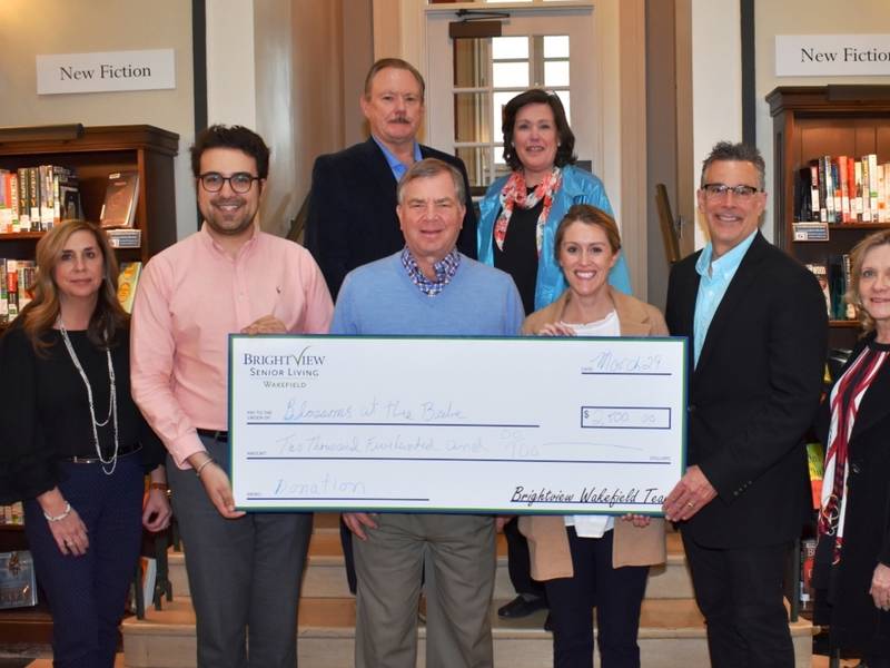 Brightview Senior Living Wakefield asponsor Blossoms at the Beebe