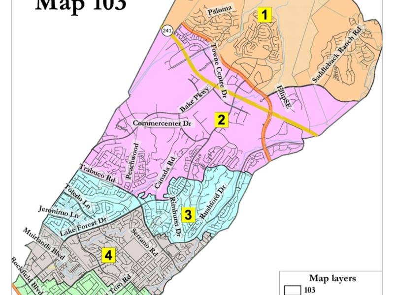 Sample District Maps Lake Forest, CA Patch