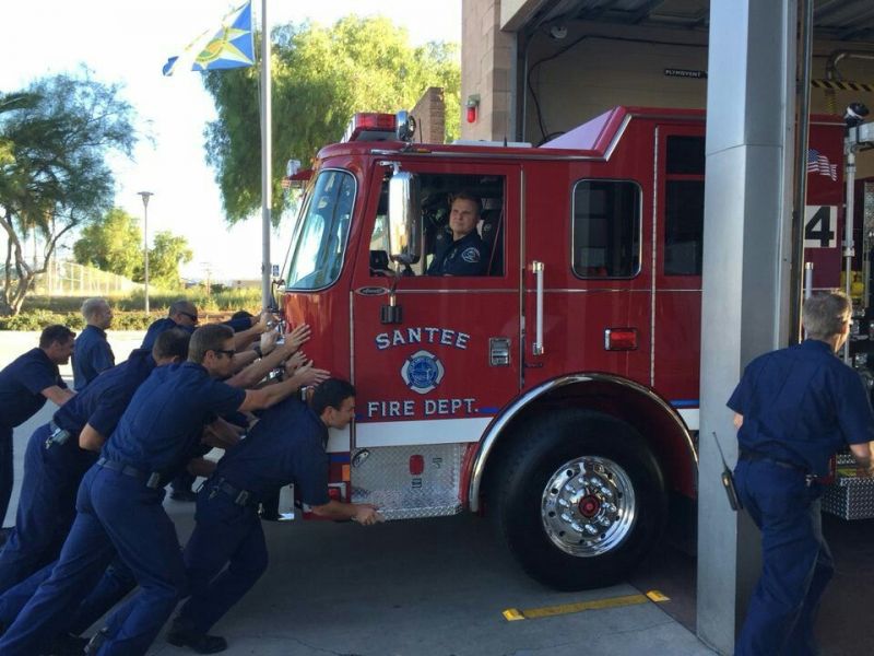 Santee Fire Department Honors Tradition Santee CA Patch