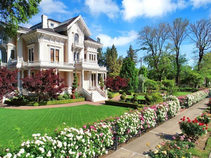 Own A Slice Of History Gable Mansion For Sale In Woodland