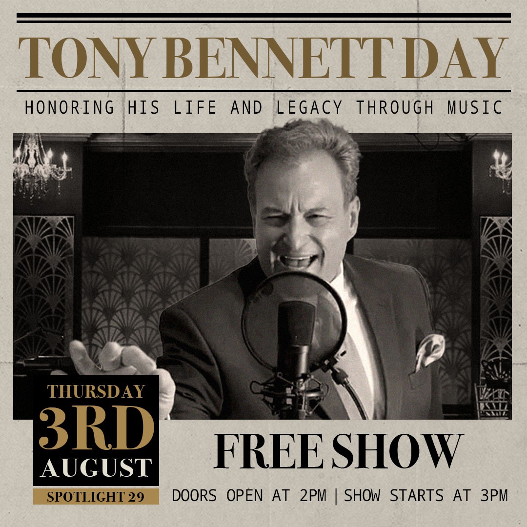 Aug 3 'Tony Day' Free Concert 2023 Spotlight 29 Casino