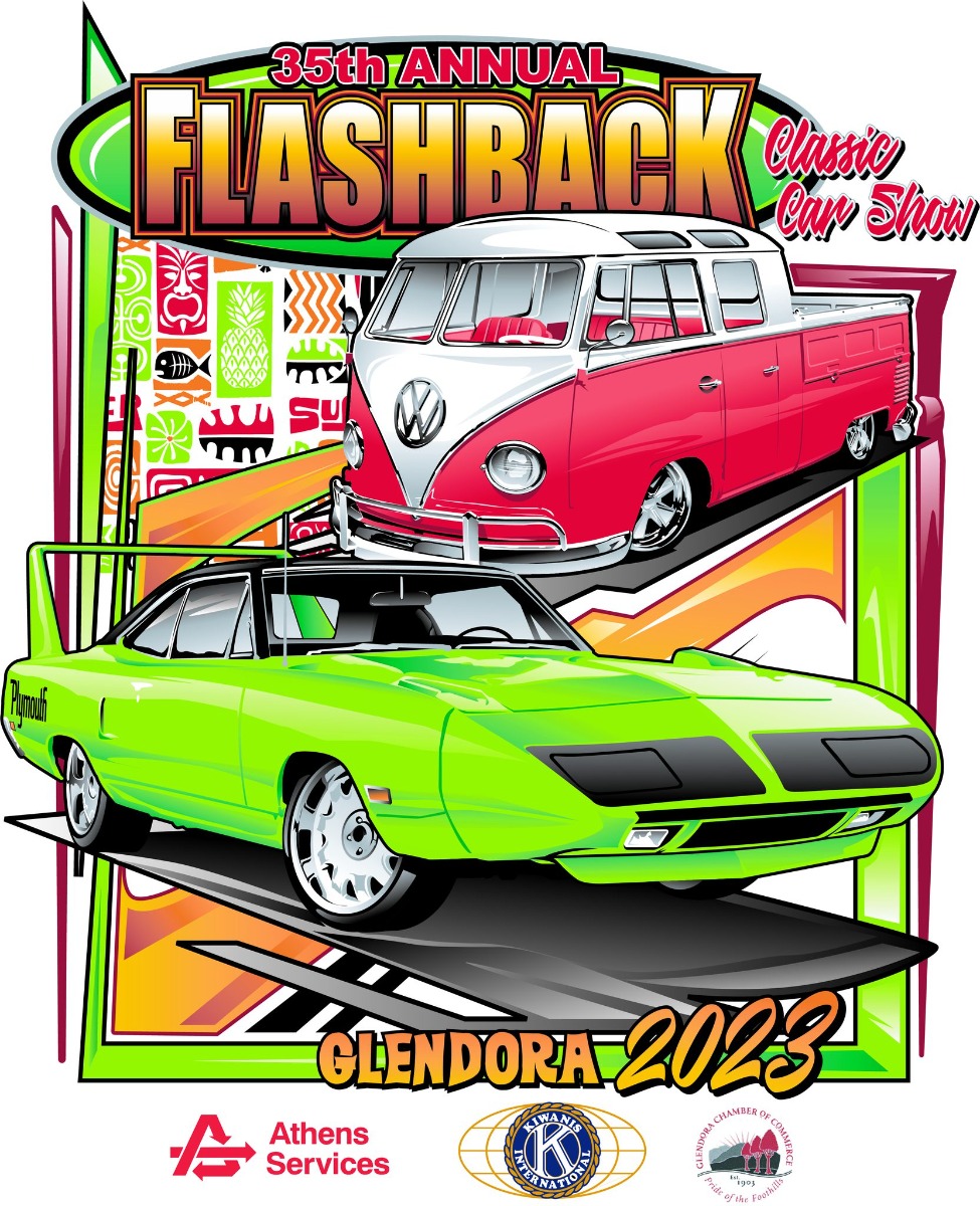 Aug 19 Flashback Classic Car Show & Concerts 2023 Glendora