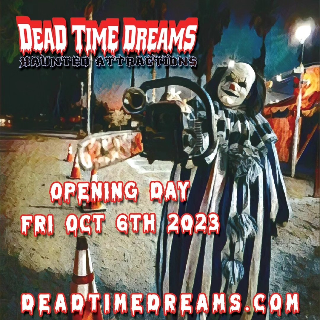 Oct 7 'Dead Time Dreams' WalkThru Halloween Haunt 2023 San Jose