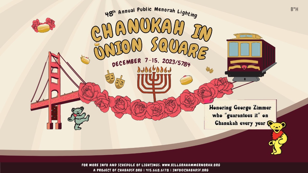 Dec 14 Chanukah In Union Square & Menorah Lighting 2023 San
