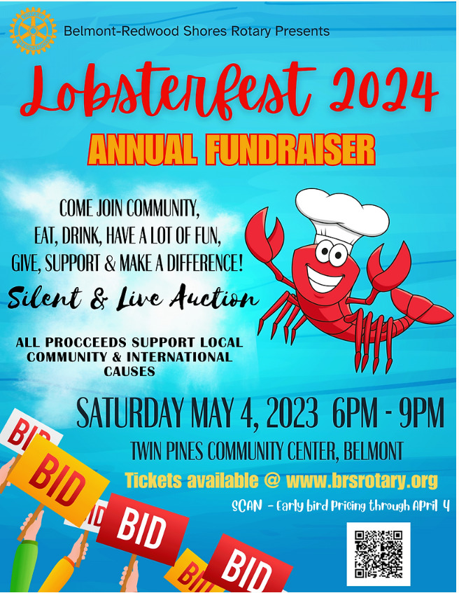May 4 'Lobster Fest' With Belmont & Redwood Shores Rotary 2024 Belmont Belmont, CA Patch