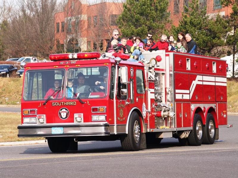 santa claus is coming to howell by fire truck soon howell nj patch