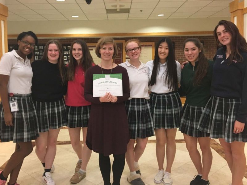 Woodlands Academy Achieves Top Midwest Status Among Catholic, All-Girls -7796