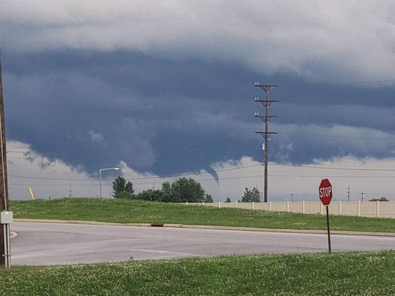 Manhattan Tornado Buildings Damaged, Trees Knocked Down Manhattan
