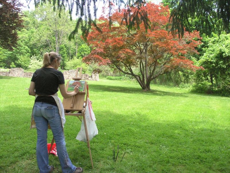 Landscape Painting In Oil And Acrylics Chester Springs Landscape Painting In Oil And Acrylics Chester Springs County