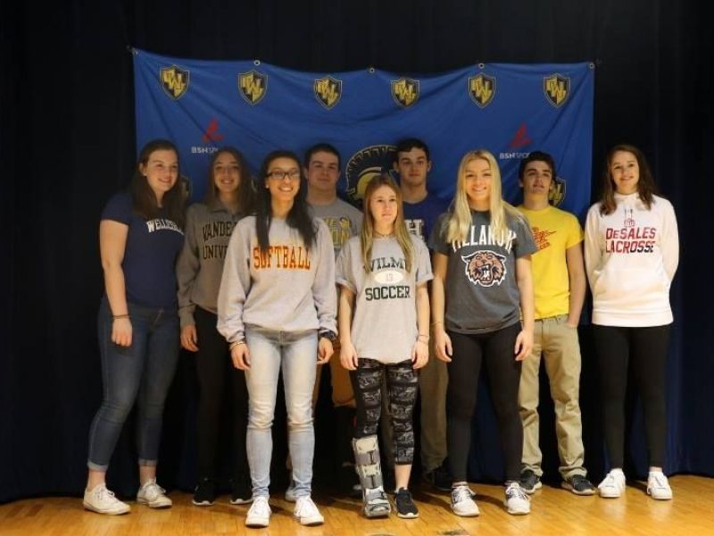 9 Wissahickon HS Senior Athletes Make College Decisions Lower Gwynedd