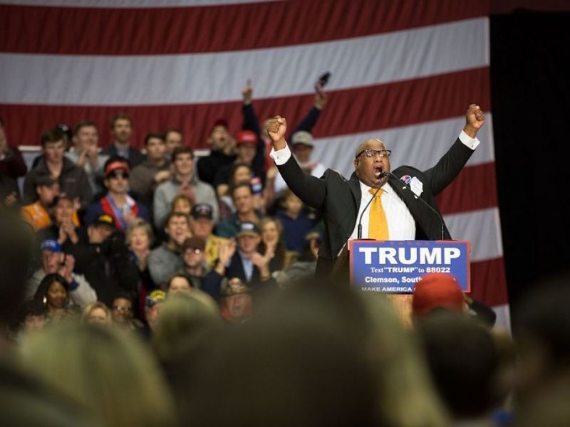 trump campaign top surrogate tweets image of hillary clinton in