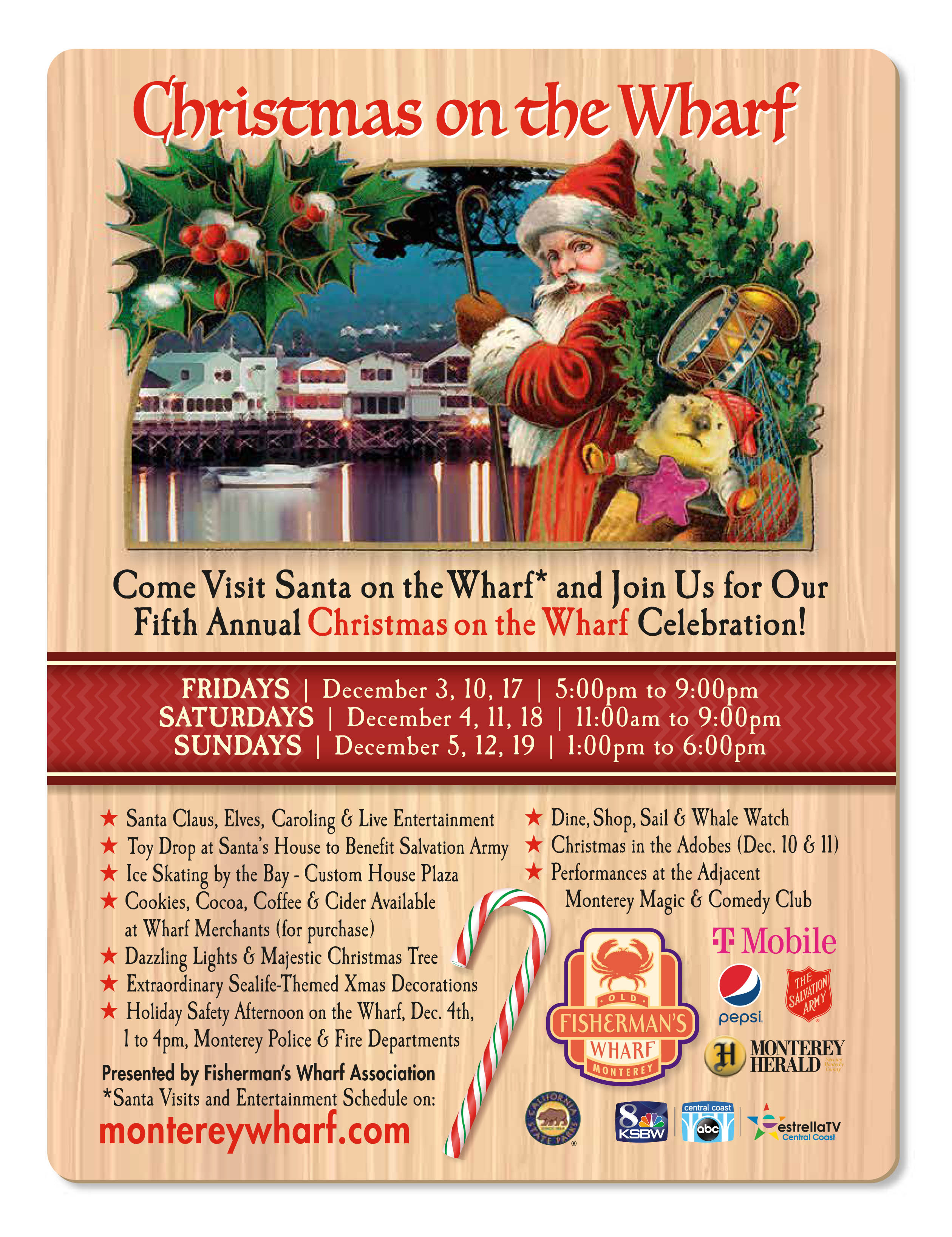Monterey Christmas Calendar 2022 Dec 3 | 5Th Annual Christmas On The Wharf | Watsonville, Ca Patch