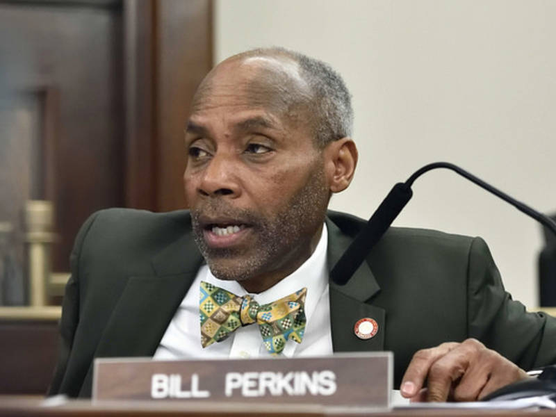 harlem councilman bill perkins taken into custody nypd says