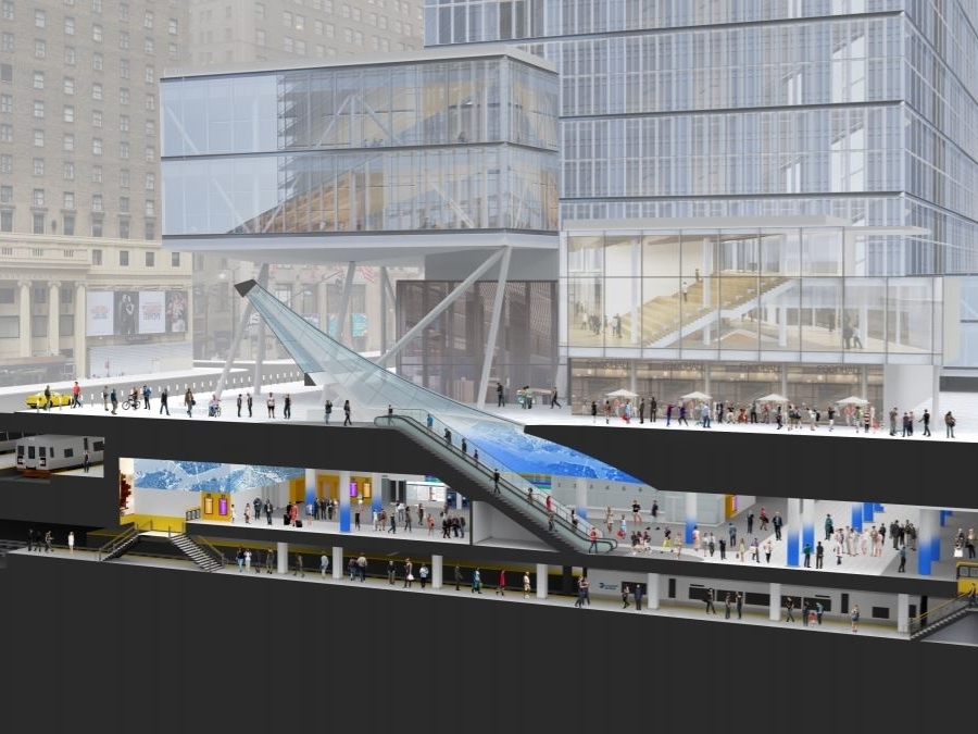 Behold Penn Station's Planned New Entrance Revealed Midtown