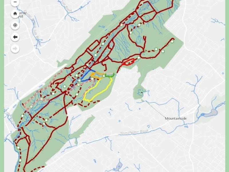 New Watchung Reservation Trails Interactive Map, site Launched