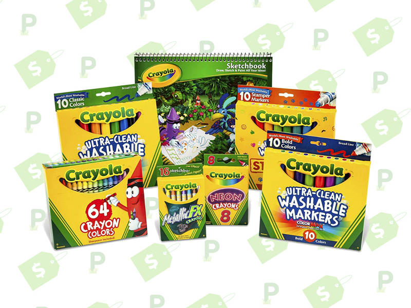 today s the day to stock up on crayola art supplies dealtown us patch