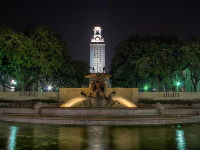 University Of Texas At Austin Fountain Ranked Among 'Most Picturesque
