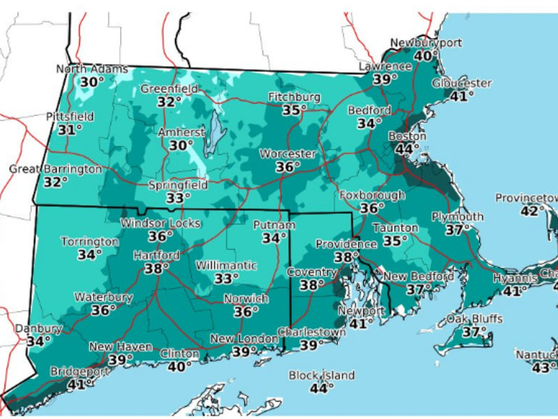 Massachusetts Weather Forecast Frost Advisory as Temperatures Dip
