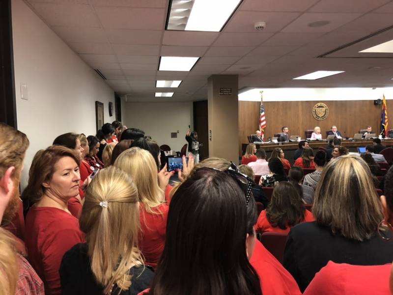 Arizona Teachers Walk Out; Oklahoma May Follow Suit