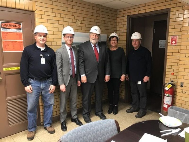 CT Reps. Ferraro and Rose Tour NRG Power Plant Milford, CT Patch