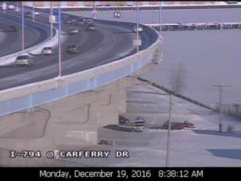 Wisconsin DOT Releases Fatal Accident Video of Driver Falling from Hoan