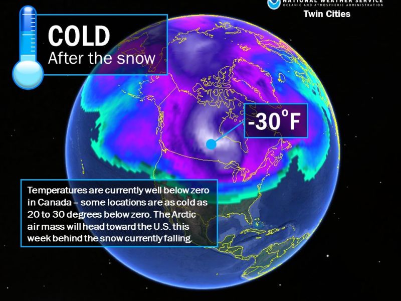 Twin Cities Weather Arctic Cold Front Moves In Saint Paul, MN Patch