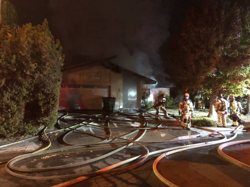 Mission Viejo House Fire Emergency Response Wakes Neighborhood