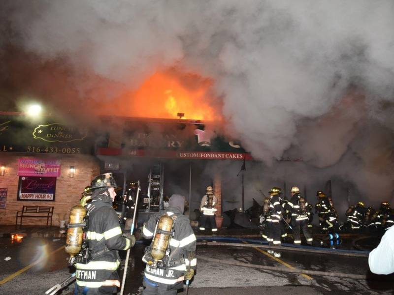 Popular Nassau Bakery Burns In LateNight Fire Hicksville, NY Patch