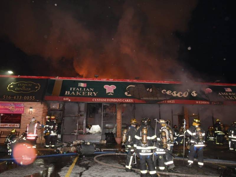 Popular Nassau Bakery Burns In LateNight Fire Hicksville, NY Patch