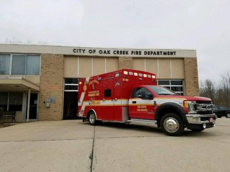 Oak Creek Fire Department Rolls Out New And Improved Ambulance Oak