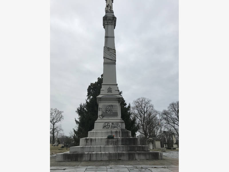 Confederate Monument Vandalized At Nashville Cemetery Nashville, TN Patch